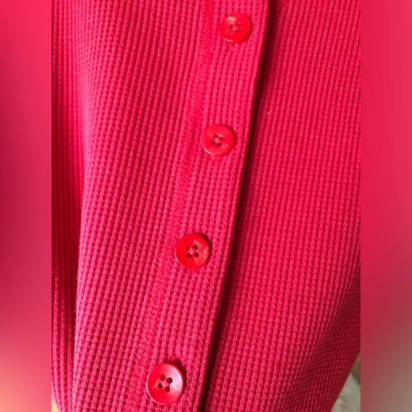 Victoria's Secret Red Waffle Onsie - Picture 3 of 6